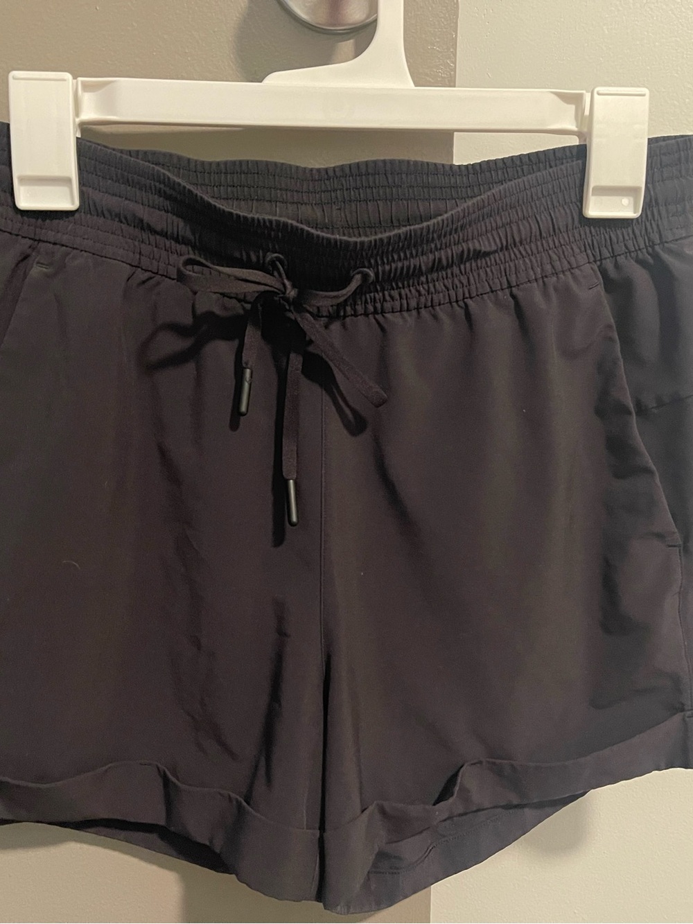 Black Lululemon Tie Shorts
